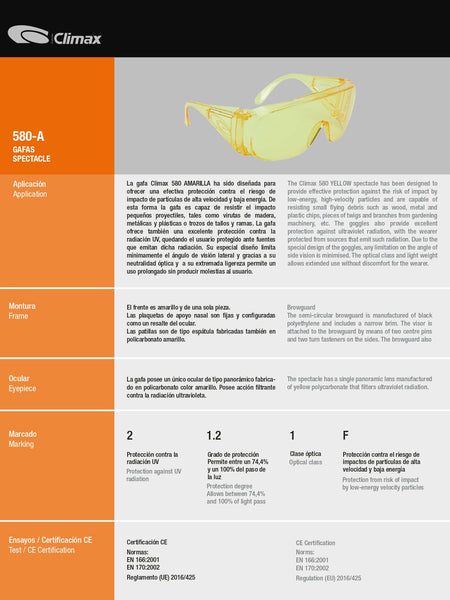 Lentes Transparentes de Protección Personal