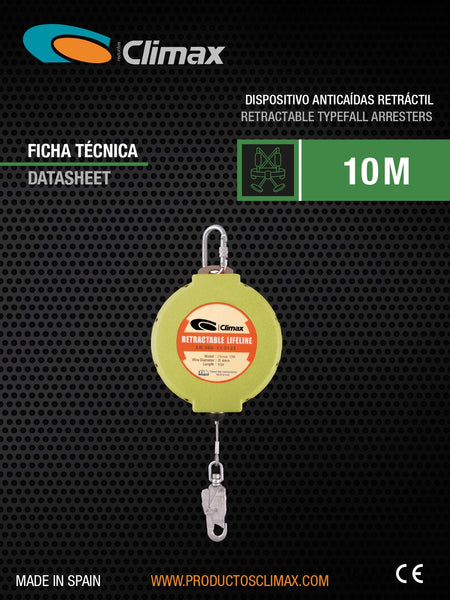 Dispositivo Retractil Anticaidas de 10M