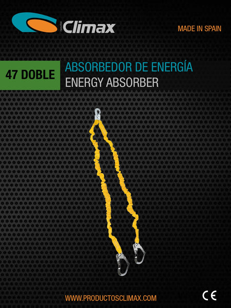 Eslinga Doble con Absorbedor de Impacto Extendido. 32/31 - Cod 47