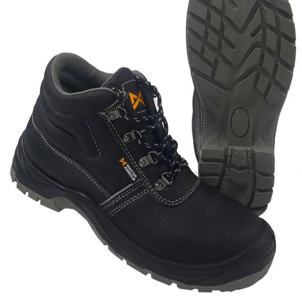 Botas de Seguridad de Cuero Hidrófugo con Puntera Y Plantilla S3