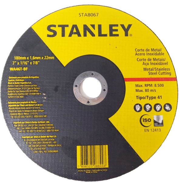 Disco Abrasivo p/ Corte de Metal/Inox T41 4 1/2" x 1.0