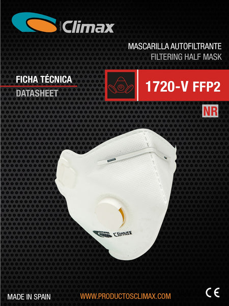 Mascarilla Filtrante con Valvula FFP2