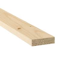 Madera de Pino Cepillado S4S - 1" X 3" X 8'