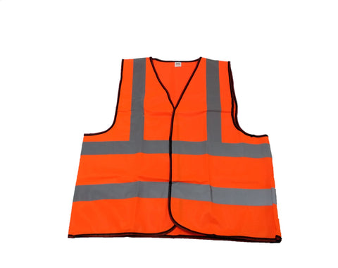 Chaleco De Seguridad 100% Polyester Tejido Naranja Tipo B - VES002-O